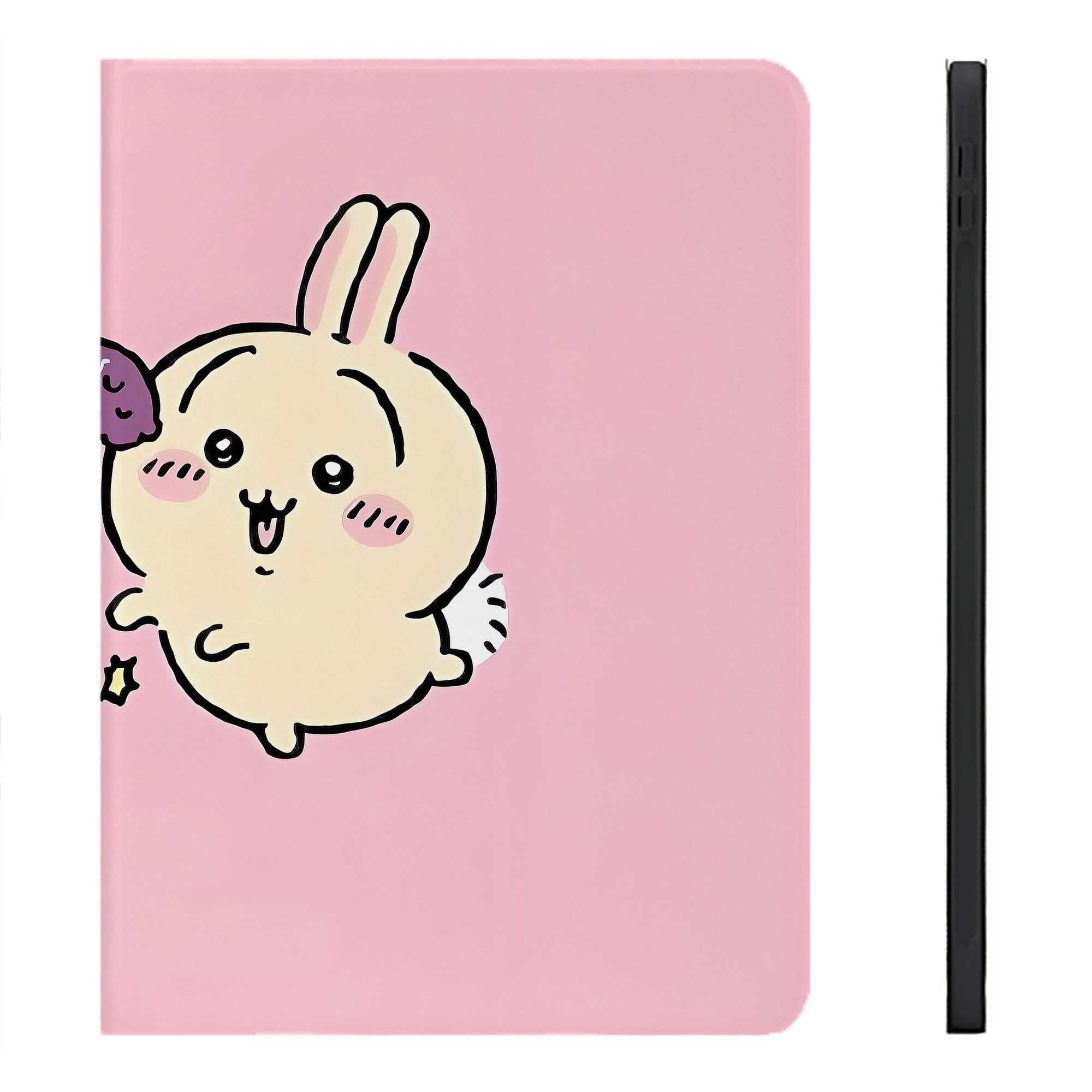 （画像用） ちいかわ Chii-kawa IPadケース ペンホルダー付き ブックスタイルデザイン